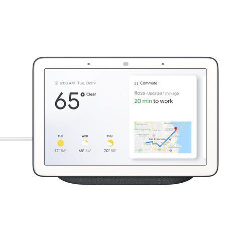 Google Nest Hub (Charcoal) Bluetooth speakers - Black Refurbished - Google refurbished available on Backmarket