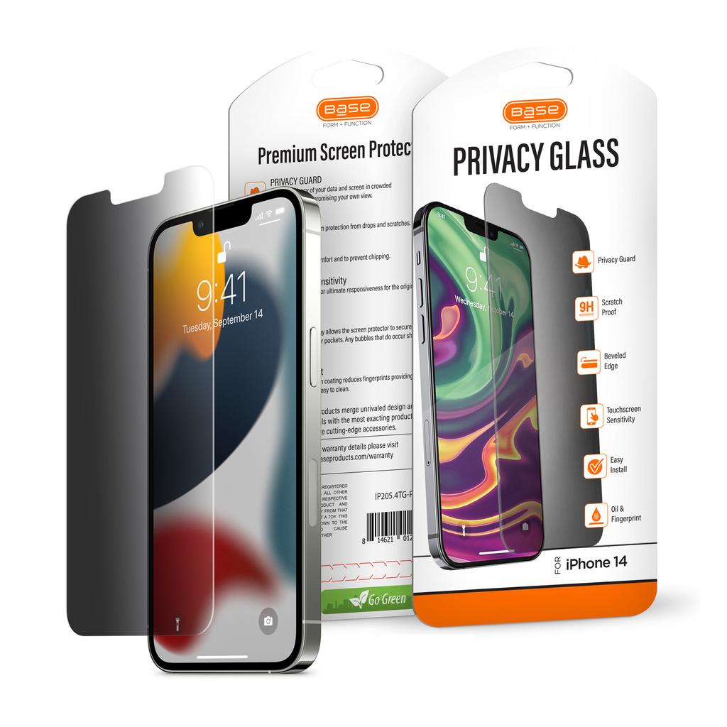 Privacy tempered glass screen protector iPhone 14 Pro Max Refurbished - N/A (ou "xBase" si vous considérez que c refurbished available on Backmarket
