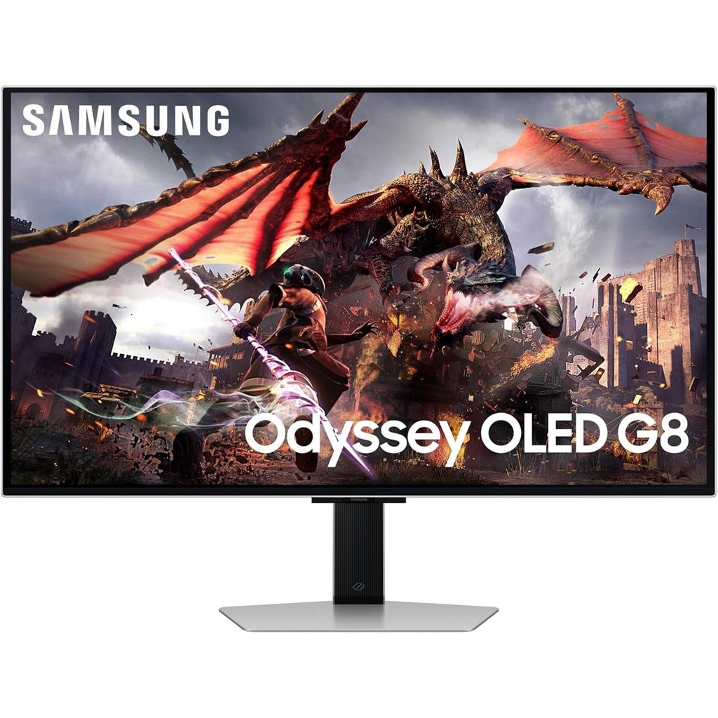 Samsung 32-inch Monitor 3840 x 2160 OLED (Odyssey QD-OLED G8 G80SD) Reconditionné - Samsung refurbished available on Backmarket