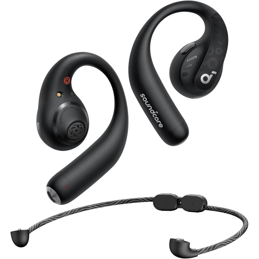 Soundcore AeroFit Pro Bluetooth Earphones - Black Refurbished - Anker Soundcore refurbished available on Backmarket