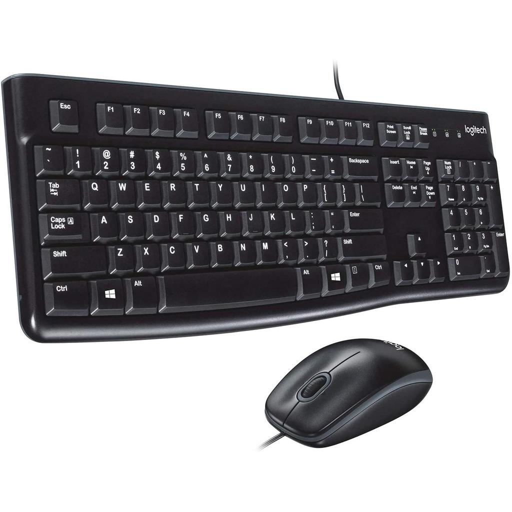 Logitech Keyboard QWERTY MK120 Refurbished - Logitech refurbished available on Backmarket