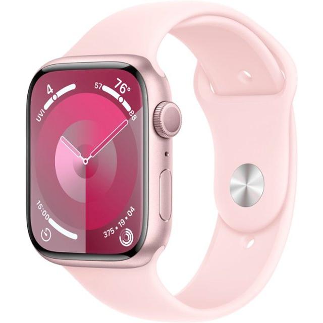 Apple Watch Series 9 (2023) GPS 41 mm - Aluminium Pink - Sport band Pink Refurbished - Apple refurbished available on Backmarket