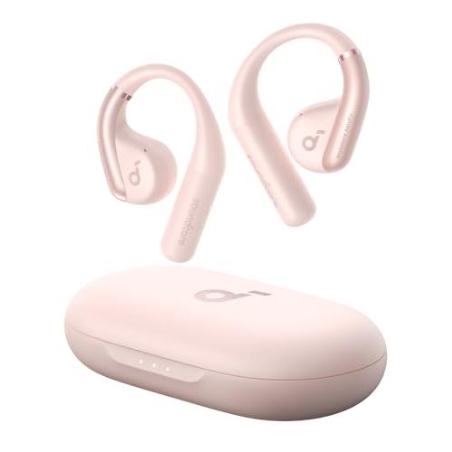 Soundcore AeroFit Open-Ear Earbud Noise-Cancelling Bluetooth Earphones - Pink Reconditionné - Anker Soundcore refurbished available on Backmarket