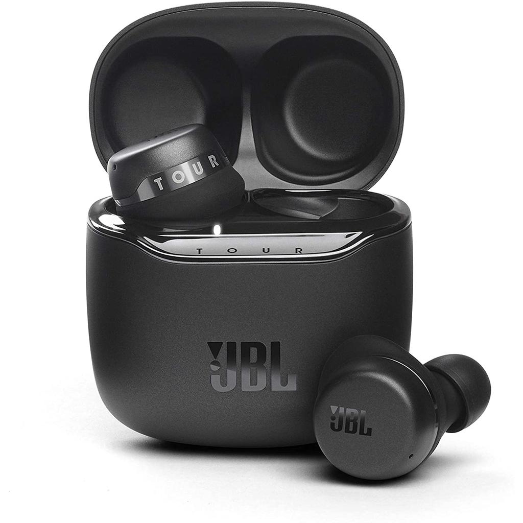 JBL Tour Pro+ Earbud Noise-Cancelling Bluetooth Earphones - Black Refurbished - JBL refurbished available on Backmarket