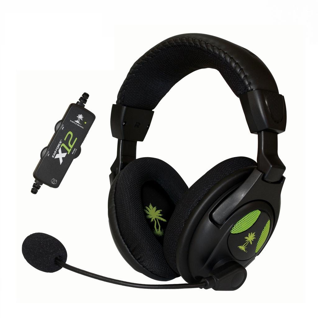 Turtle Beach Ear Force X12 Noise cancelling Gaming Headphone with microphone - Black Reconditionné - Turtle Beach refurbished available on Backmarket