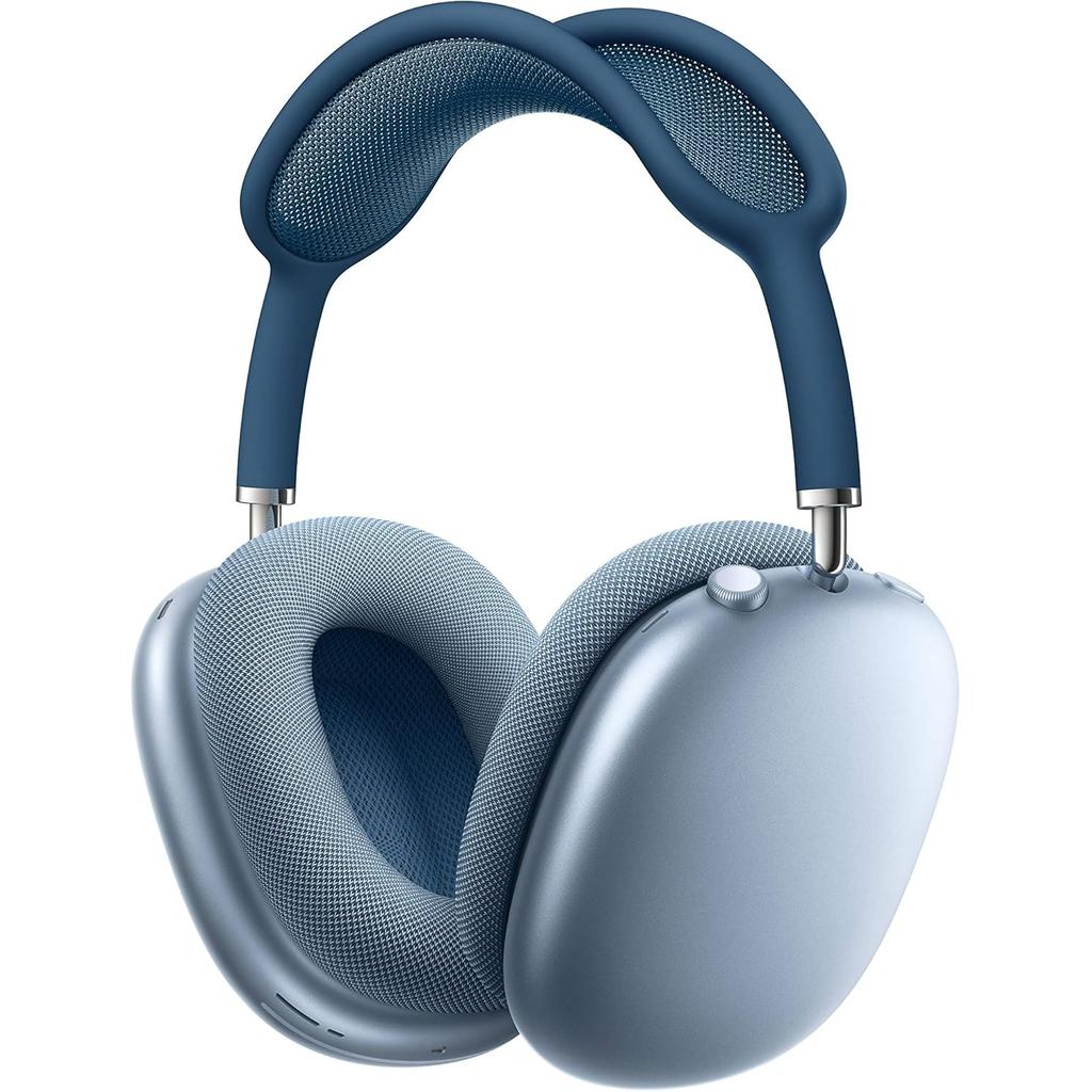 AirPods Max Noise cancelling Headphone Bluetooth with microphone - Sky Blue Refurbished - View 2 - Apple