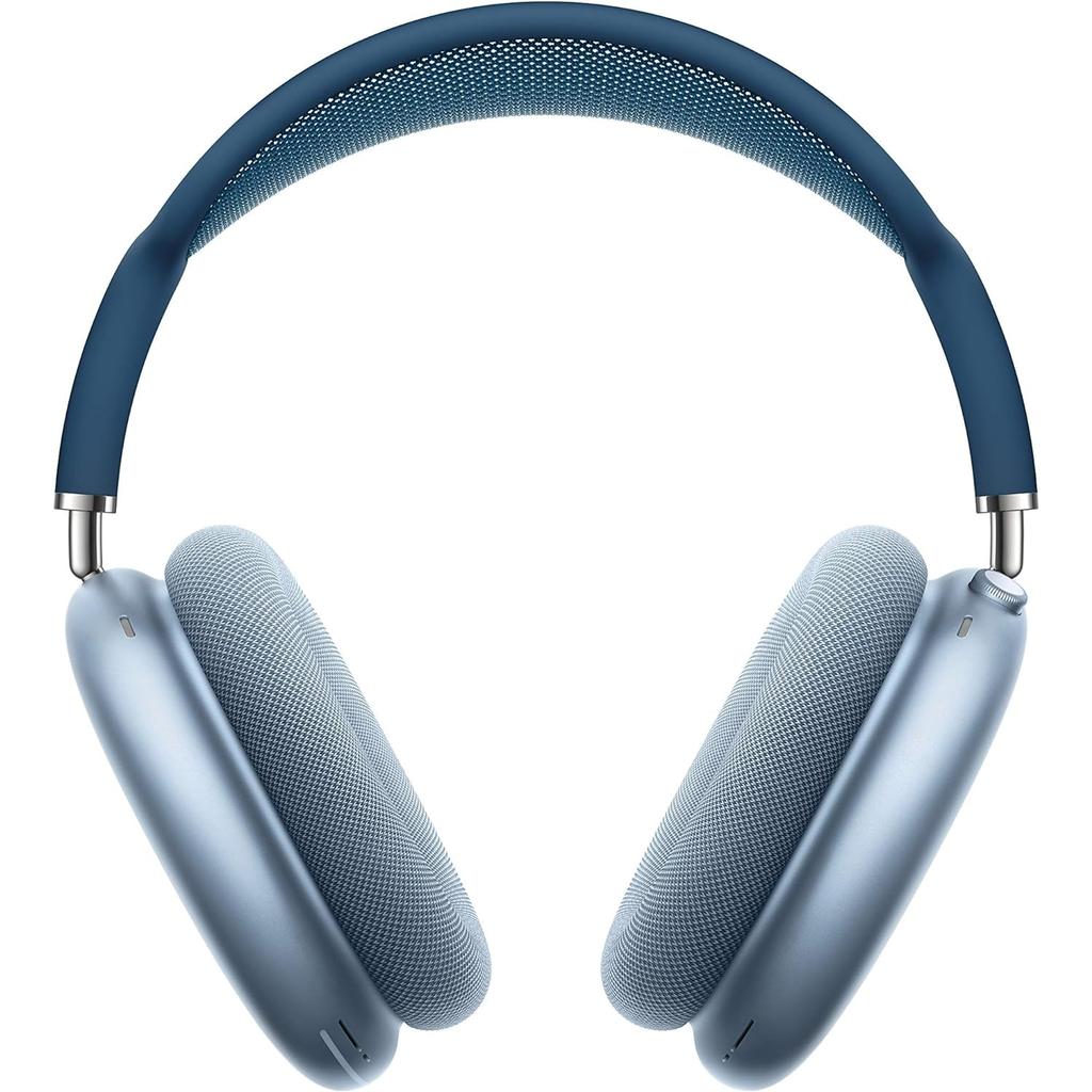 AirPods Max Noise cancelling Headphone Bluetooth with microphone - Sky Blue Refurbished - Apple refurbished available on Backmarket
