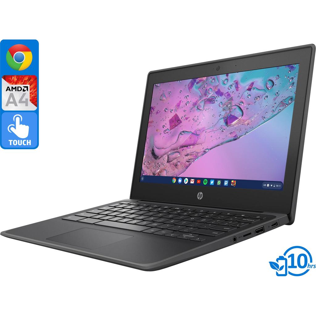HP ChromeBook 11A A4-9120c 1.6 GHz 32 GB eMMC - 4 GB Refurbished - Hewlett-Packard (ou HP en abrégé) refurbished available on Backmarket