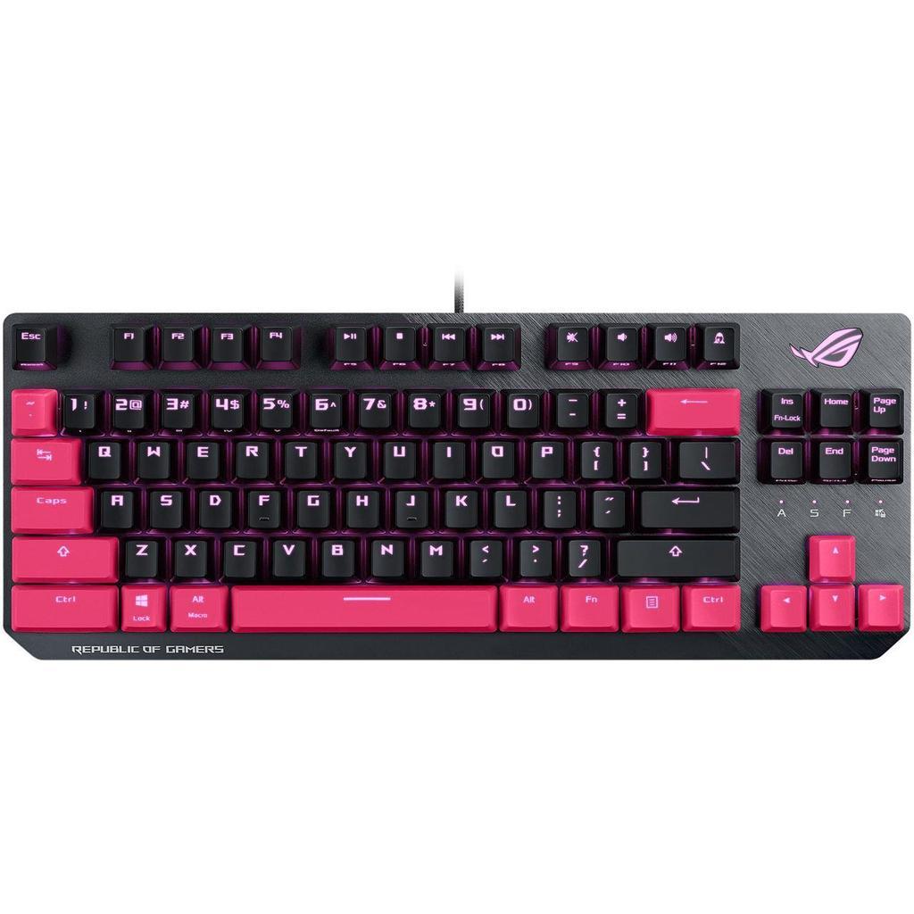 Asus Keyboard QWERTY ROG Strix Scope TKL Electro Punk Refurbished - Asus refurbished available on Backmarket