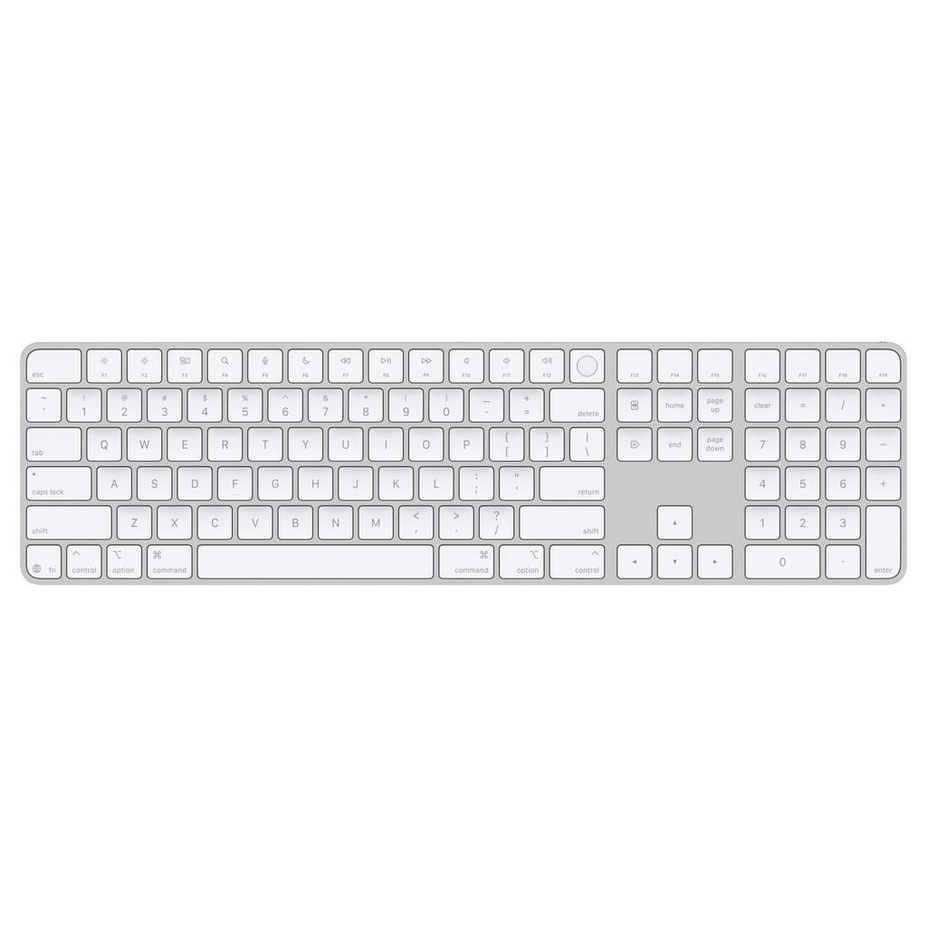 Buy Apple Keyboard (2024) Num Pad Wireless - White - QWERTY - English (US) Refurbished - $110.16 Apple Keyboard (2024) Num Pad Wireless - White - QWERTY - English (US) Refurbished - Magic Keyboard with Touch ID and Numeric Keypad for Mac Models refurbished available on Backmarket