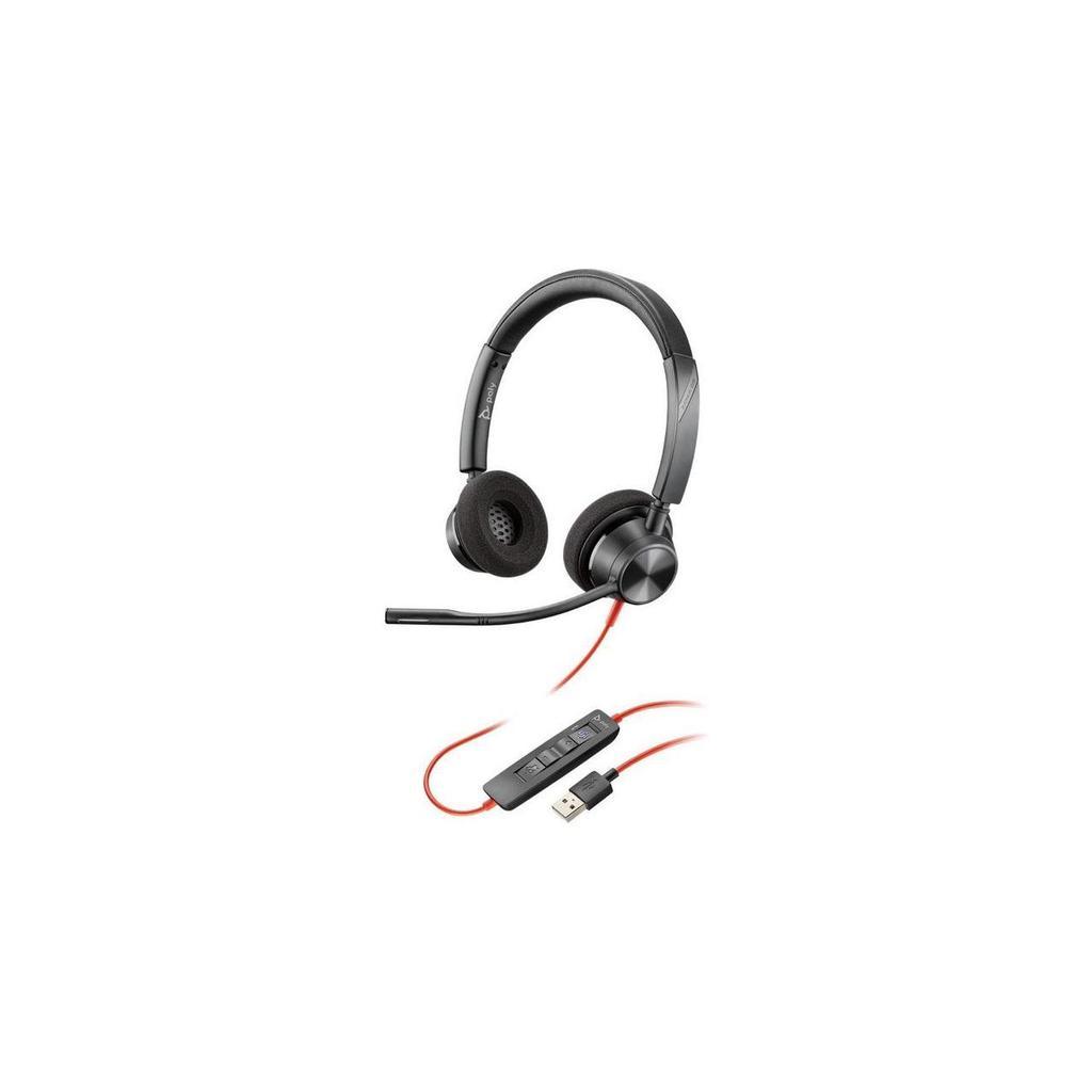 Plantronics Blackwire 3320 Headphone with microphone - Black Reconditionné - Plantronics refurbished available on Backmarket