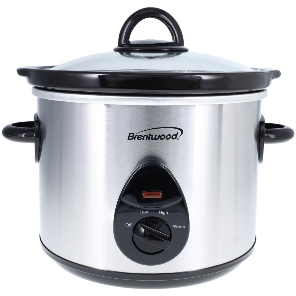 Brentwood Appliances SC130S Slowcooker Refurbished - Brentwood Appliances refurbished available on Backmarket