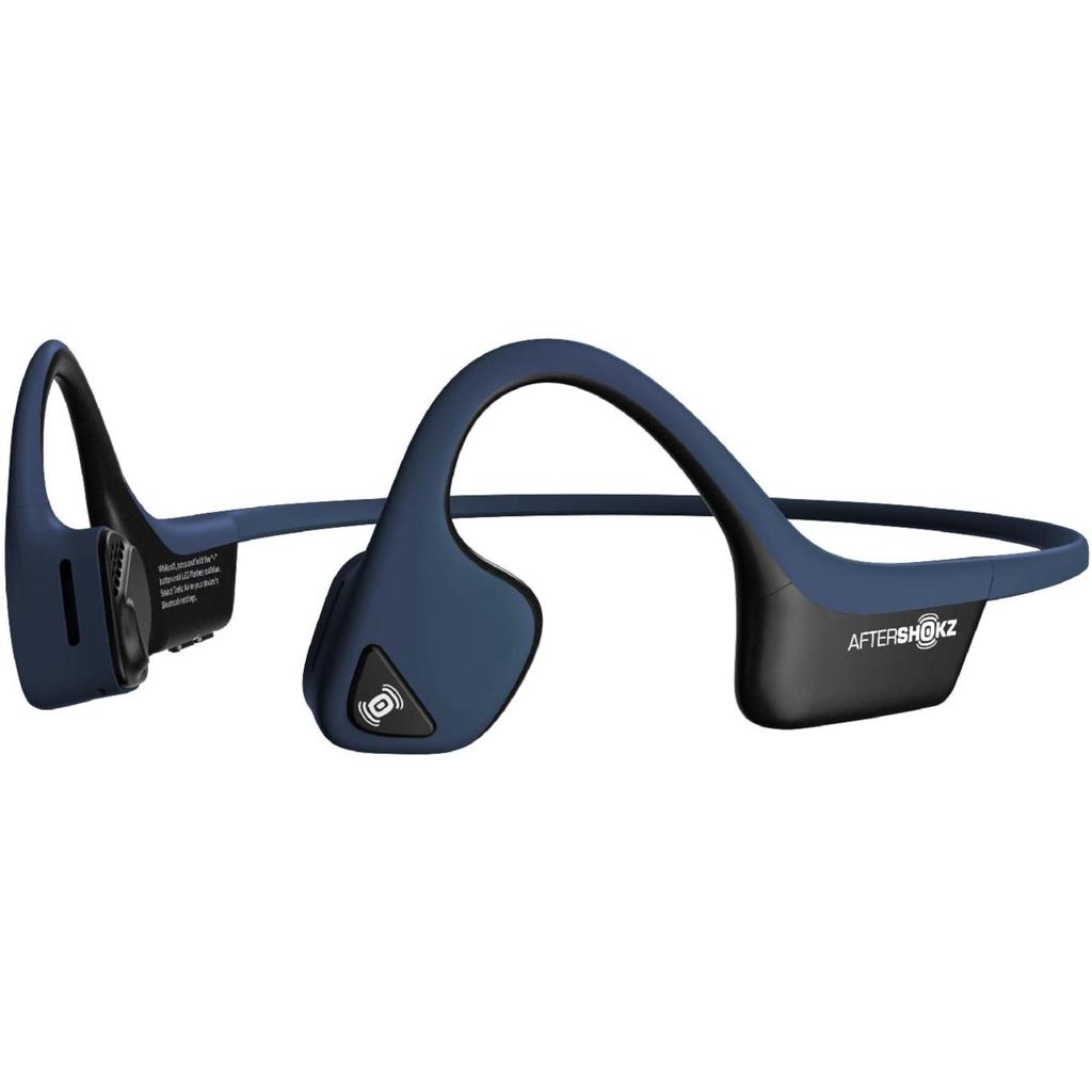 Aftershokz Air AS650MBRTN Headphone Bluetooth with microphone - Blue Reconditionné - AfterShokz refurbished available on Backmarket