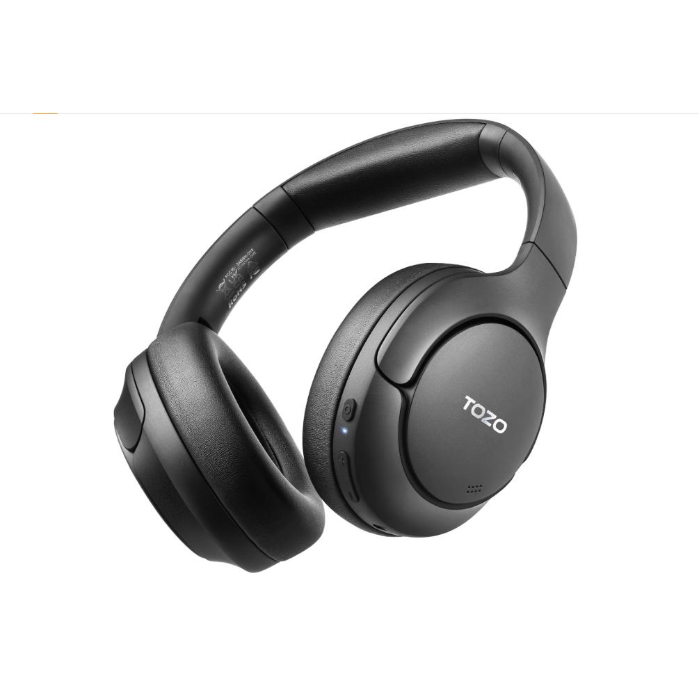 Tozo T12052 HT2 Headphone Bluetooth with microphone - Black Refurbished - TOZO refurbished available on Backmarket