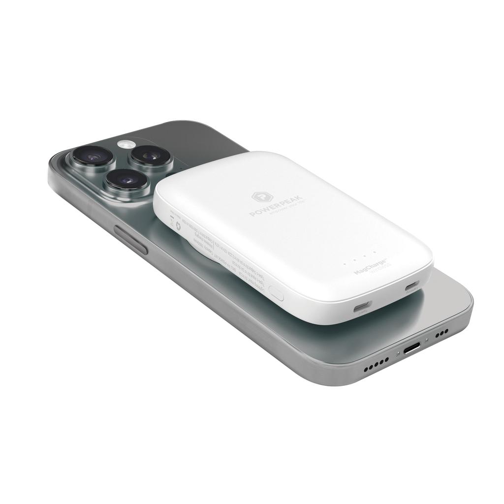 Powerpeak Portable MagCharge Power Bank 5000mAh Smartphone Accessories