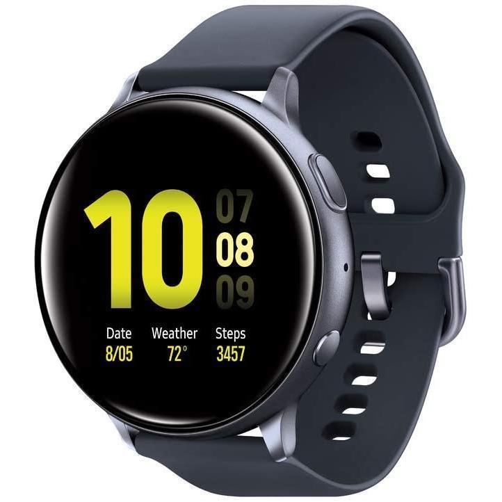 Samsung Smart Watch Galaxy Watch Active2 SM-R820 HR GPS - Aqua Black Reconditionné - Samsung refurbished available on Backmarket