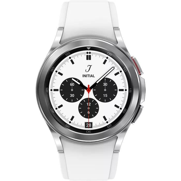 Samsung Galaxy Watch4 Classic Bluetooth + Cellular 42 mm - Silver Reconditionné - Samsung refurbished available on Backmarket