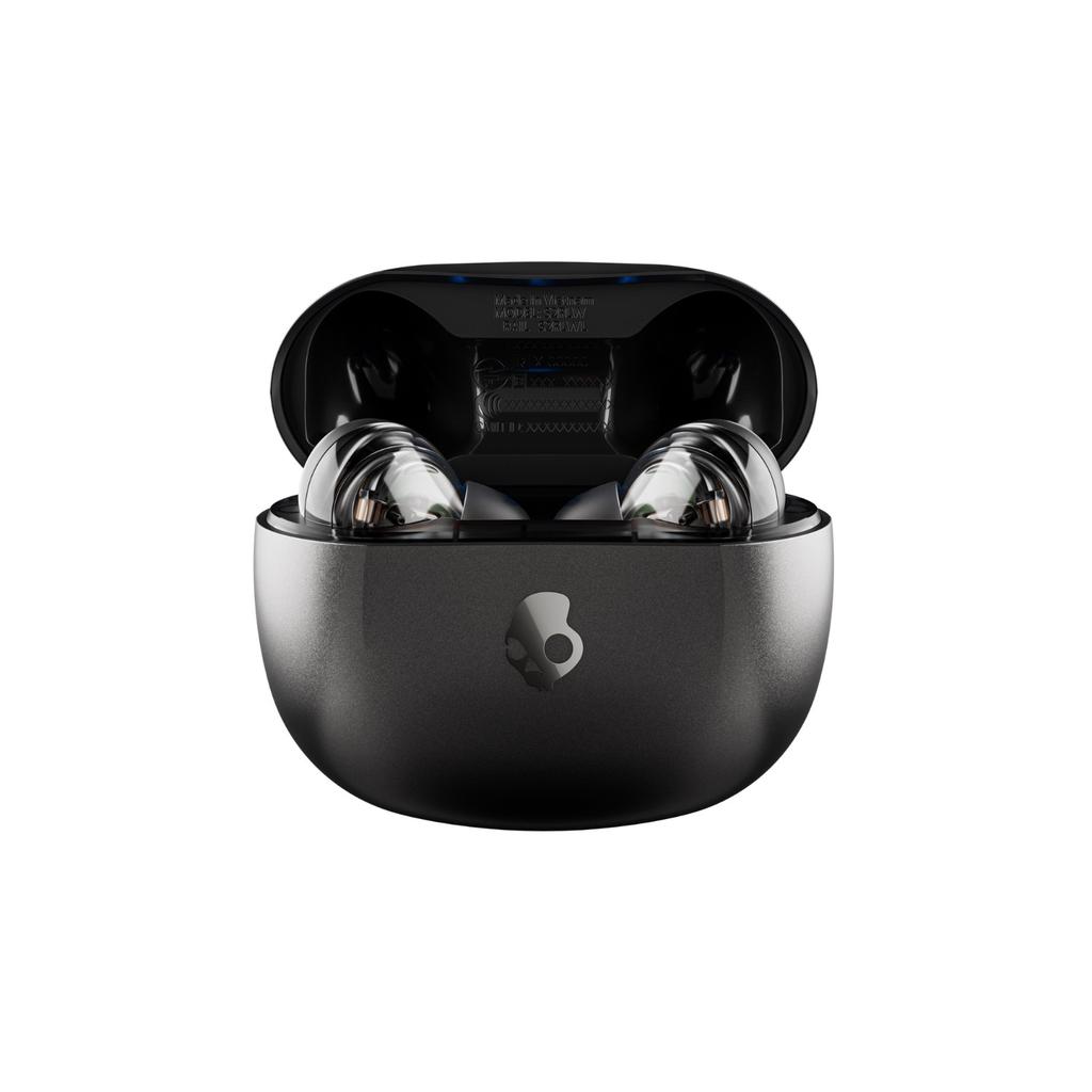 Skull Candy Rail XT Earbud Noise-Cancelling Bluetooth Earphones - Black Refurbished - Skullcandy refurbished available on Backmarket