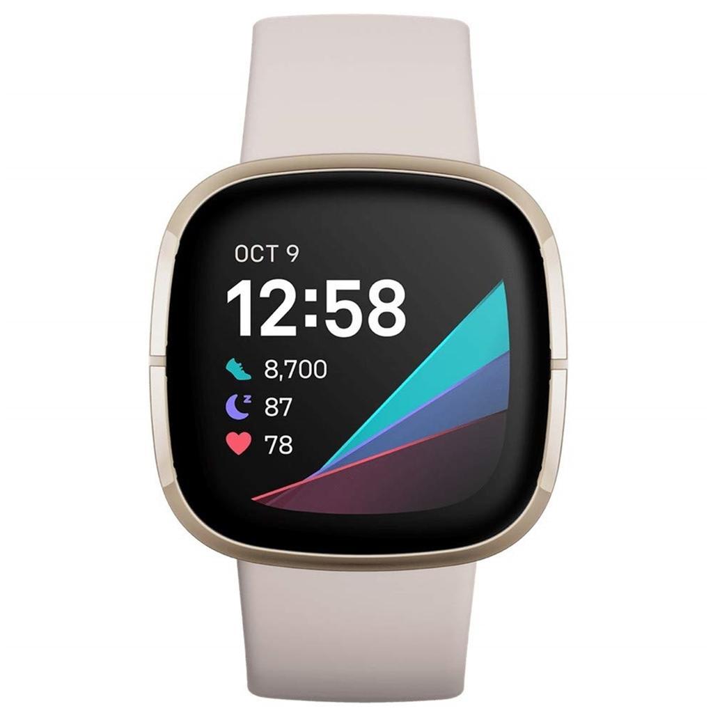 Fitbit Smart Watch Sense Advanced HR GPS - Gold Reconditionné - Fitbit refurbished available on Backmarket