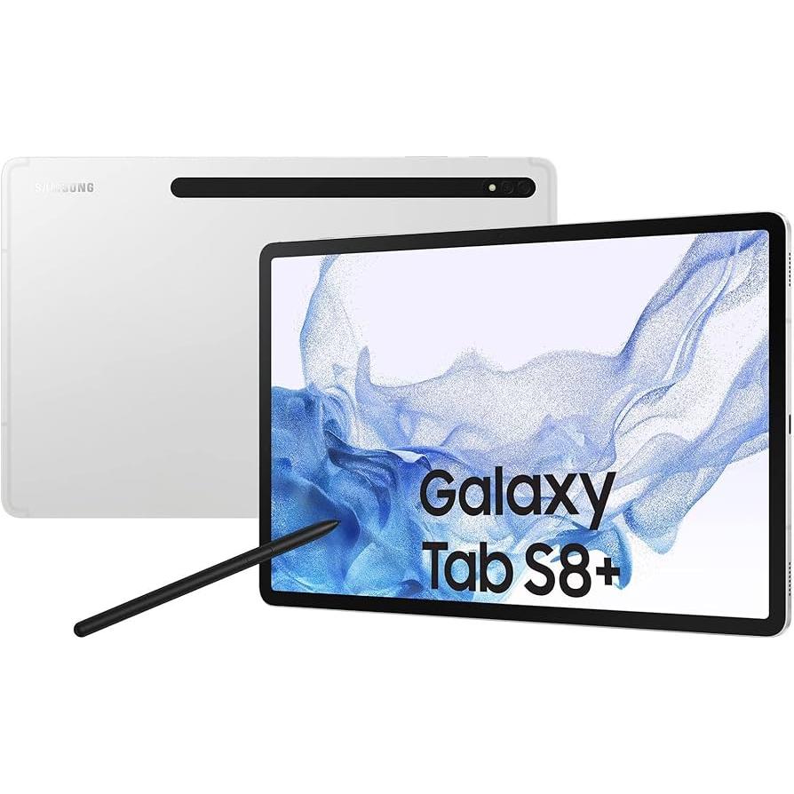 Galaxy Tab S8+ 128GB - Silver - (Wi-Fi + 5G) Refurbished - Samsung refurbished available on Backmarket