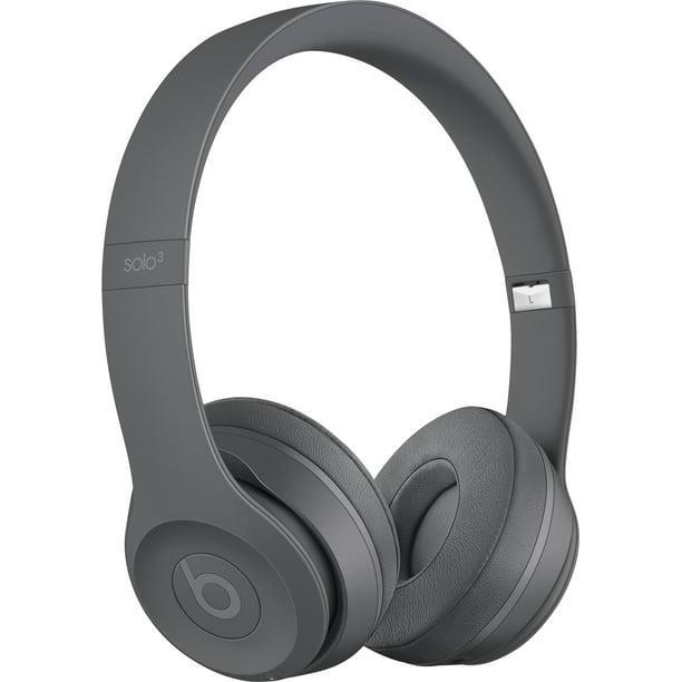 Beats Solo3 Wireless Noise cancelling Headphone Bluetooth - Asphalt Gray Reconditionné - Beats by Dre refurbished available on Backmarket