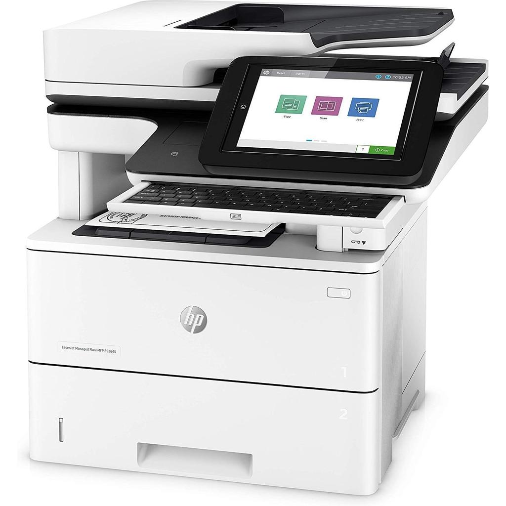 HP LaserJet Managed Flow MFP E52645c Monochrome laser Refurbished - Hewlett-Packard (ou HP en abrégé) refurbished available on Backmarket