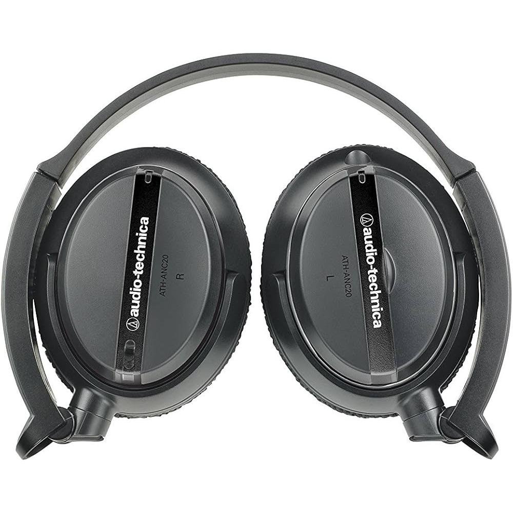 Audio-Technica ATH-ANC20 Noise cancelling Headphone - Black Refurbished - Audio-Technica refurbished available on Backmarket
