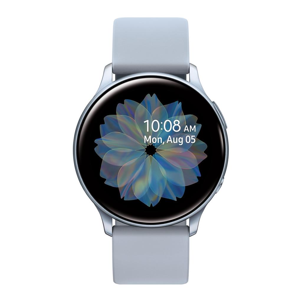 Samsung Smart Watch Galaxy Watch Active2 40mm HR GPS - Cloud silver Reconditionné - Samsung refurbished available on Backmarket