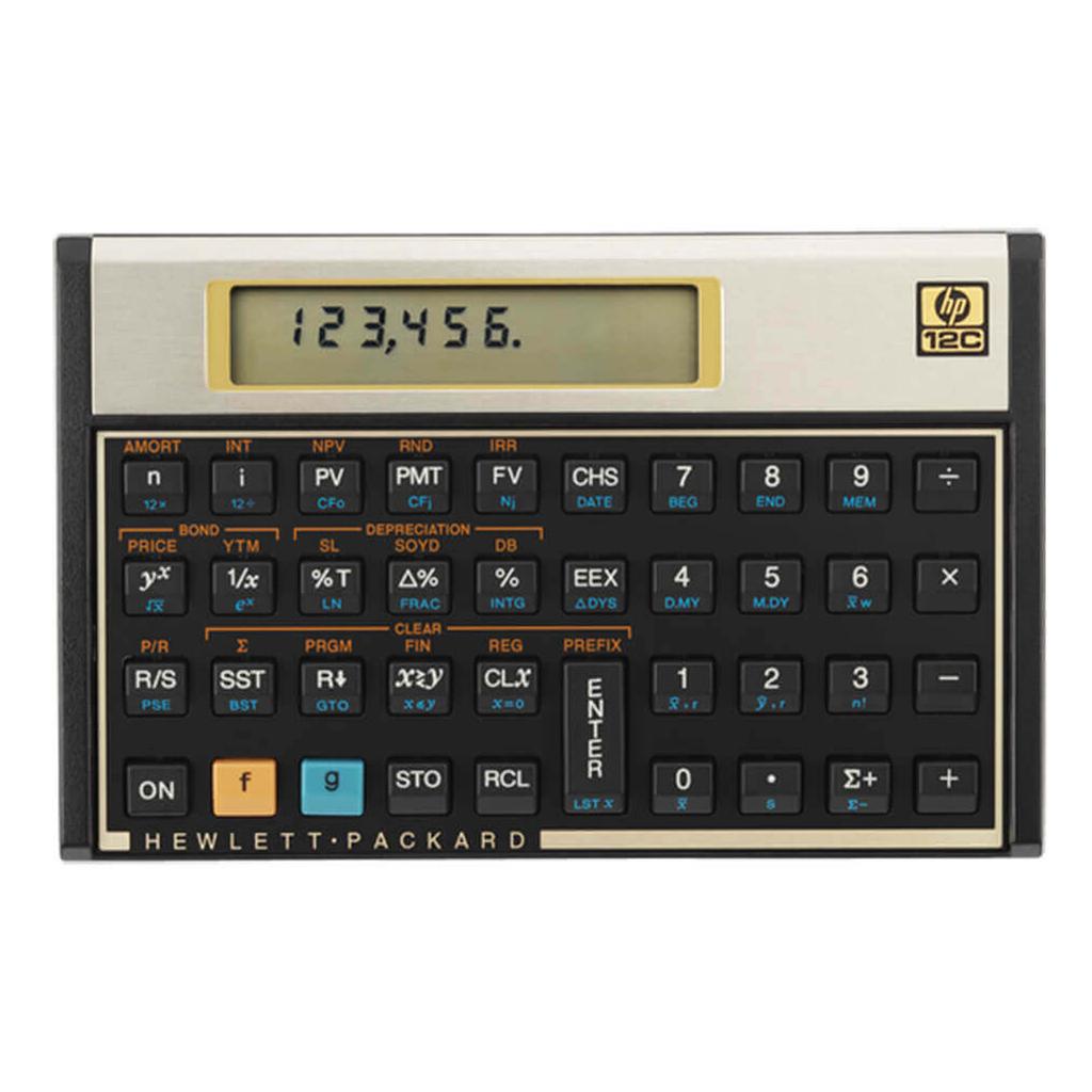 HP 12c Financial Calculator Refurbished - Hewlett-Packard (ou HP en abrégé) refurbished available on Backmarket