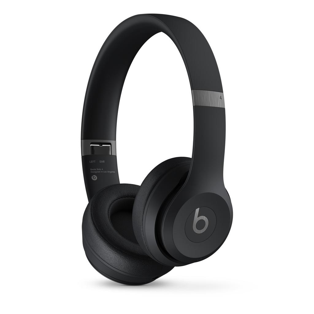 Beats Solo 4 Headphone Bluetooth with microphone - Black Refurbished - Beats by Dre refurbished available on Backmarket