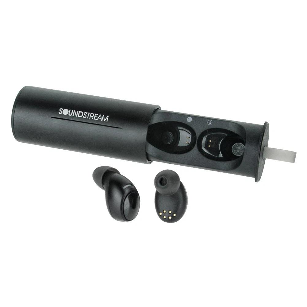 Soundstream Malibu Earbud Bluetooth Earphones - Black Reconditionné - Soundstream refurbished available on Backmarket