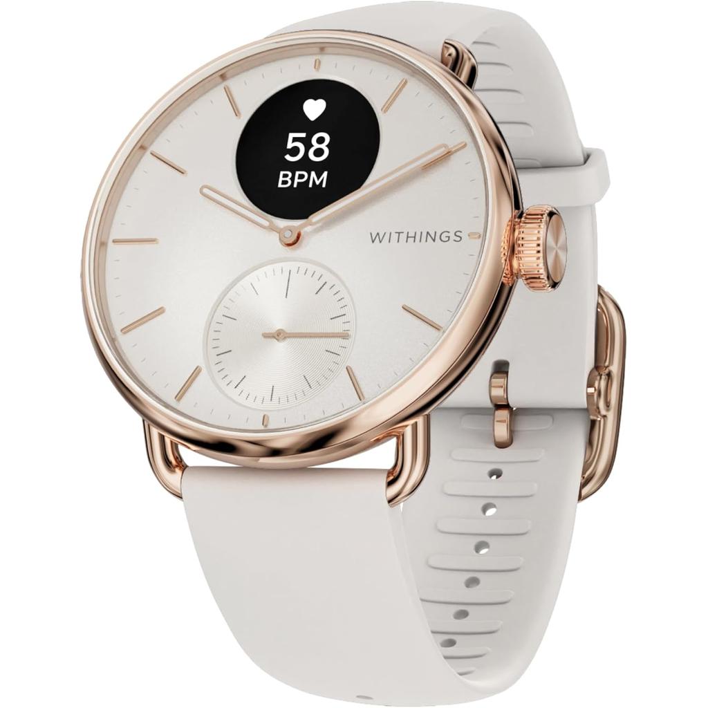 Withings ScanWatch 2 Bluetooth + Cellular 40 mm - Rose Gold Reconditionné - Withings refurbished available on Backmarket