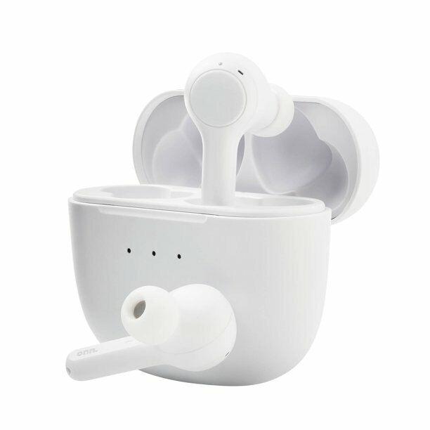 Onn. 100024715 Earbud Bluetooth Earphones - White Reconditionné - ONN (note: ONN is a brand of electronics sold by Wal refurbished available on Backmarket