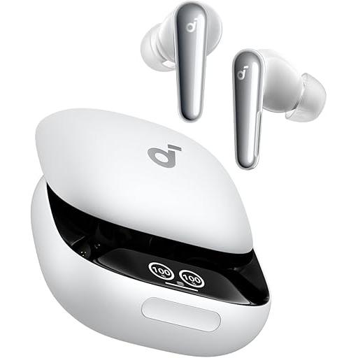 Anker Liberty 4 NC Earbud Noise-Cancelling Bluetooth Earphones - White Reconditionné - Anker refurbished available on Backmarket