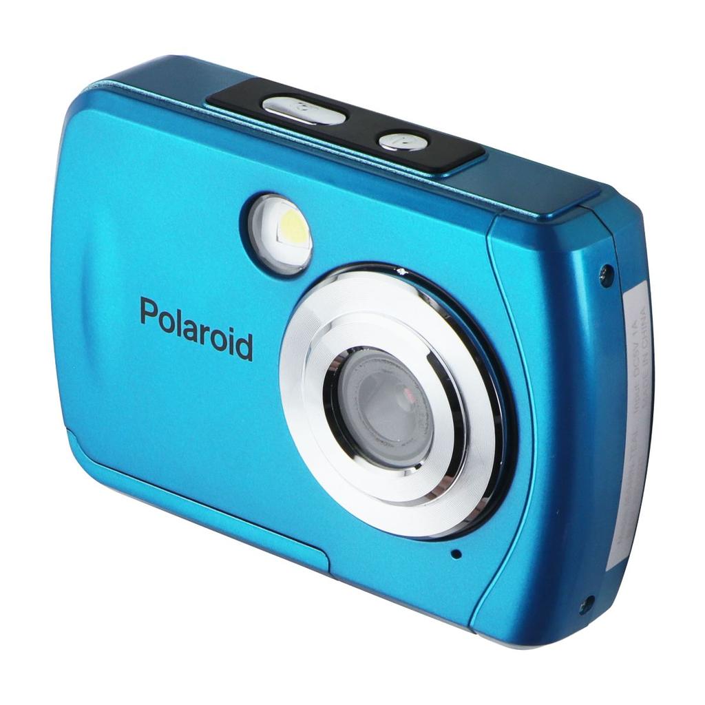 Polaroid 16MP Waterproof Digital Camera (ISO48N) - Teal with Rubber Case Refurbished - Polaroid refurbished available on Backmarket