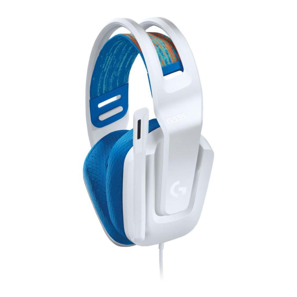 Logitech G335 Noise cancelling Gaming Headphone with microphone - White Reconditionné - Logitech refurbished available on Backmarket