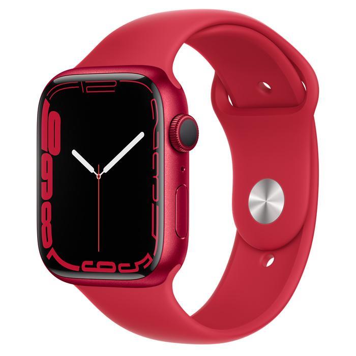 Apple Watch Series 7 (2021) GPS 45 mm - Aluminium Red - Sport band Red Refurbished - Apple refurbished available on Backmarket