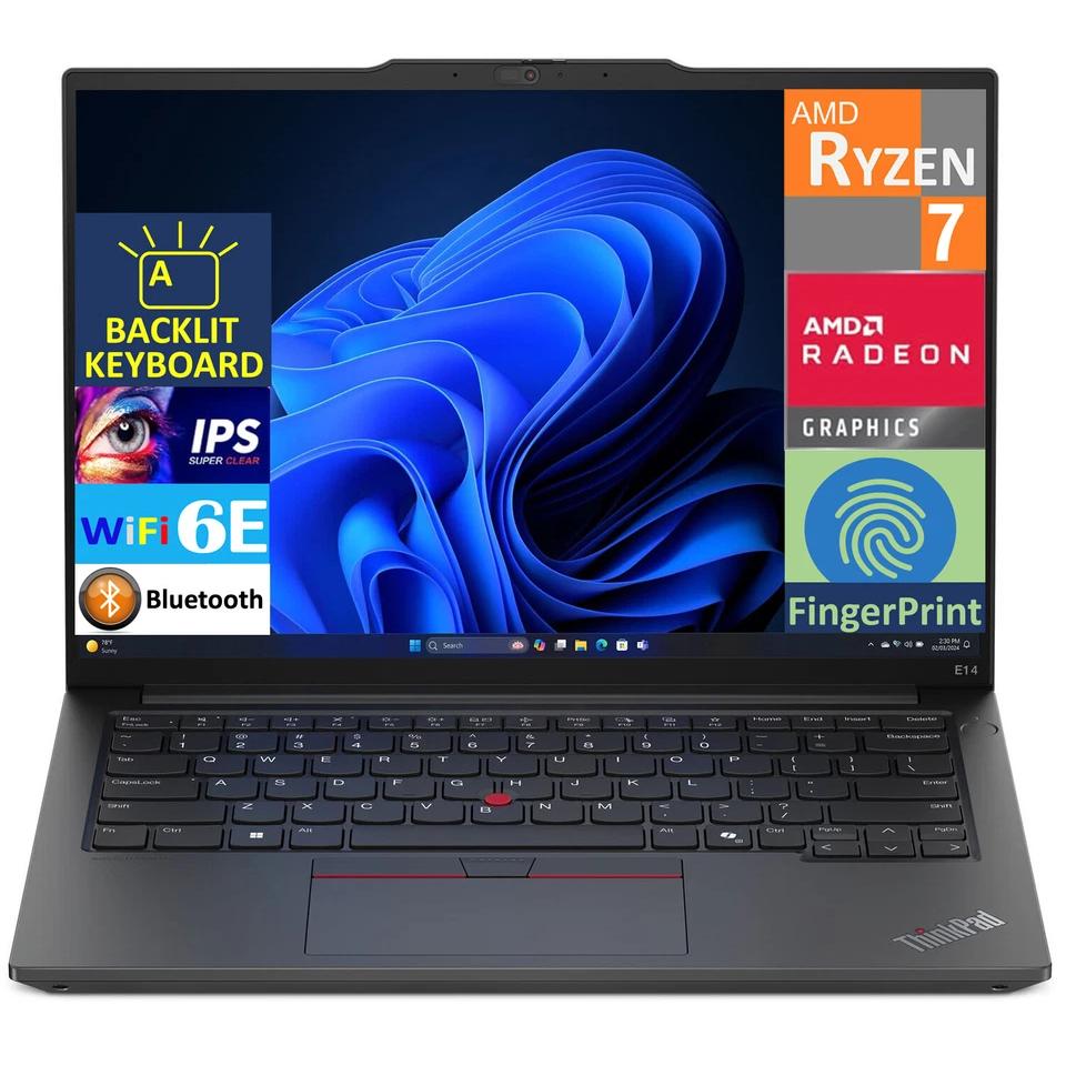 Lenovo ThinkPad E14 G6 14-inch (2020) - Ryzen 7 7700 - 16 GB - SSD 512 GB Reconditionné - Lenovo refurbished available on Backmarket