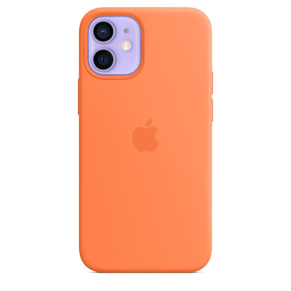 Apple Silicone case iPhone 12 mini - Silicone Kumquat Refurbished - Apple refurbished available on Backmarket