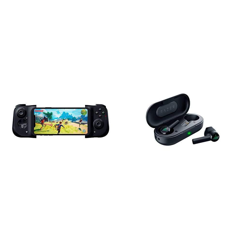 Razer Kishi Controller for iPhone + Hammerhead True Wireless Bluetooth Earbuds Mobile Gaming Bundle Refurbished - Razer refurbished available on Backmarket