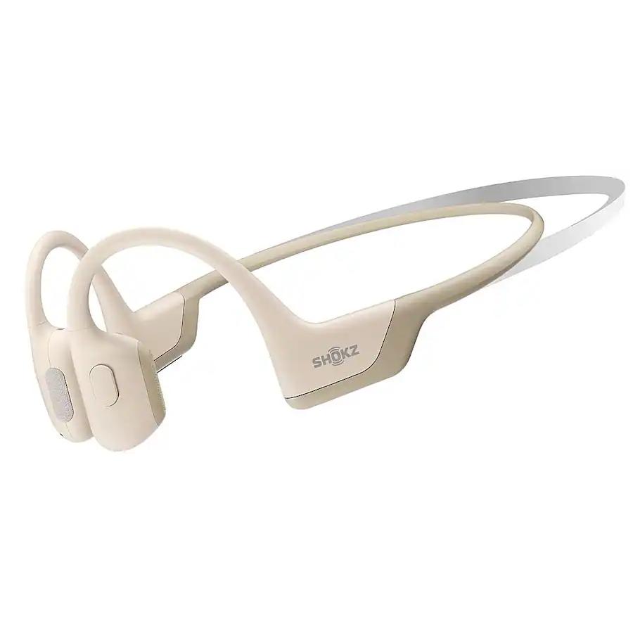 Shokz S811-MN-BG-US-153-AZB Earbud Noise-Cancelling Bluetooth Earphones - Beige Reconditionné - Shokz (also known as AfterShokz) refurbished available on Backmarket