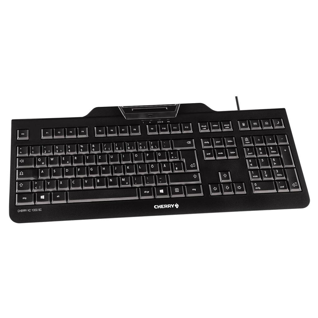 Cherry Keyboard QWERTY Backlit Keyboard KC 1000 SC JK-A01 Reconditionné - Cherry refurbished available on Backmarket
