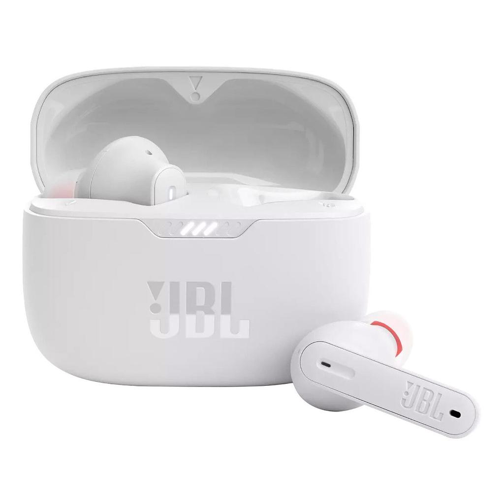 JBL Tune 230NC Earbud Noise-Cancelling Bluetooth Earphones - White Refurbished - JBL refurbished available on Backmarket