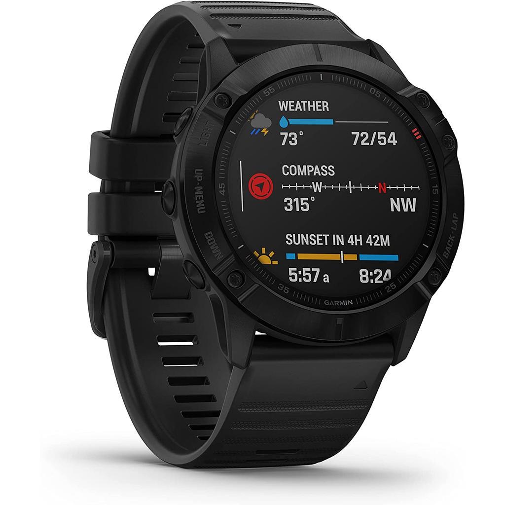 Garmin Fenix 6X Bluetooth 51 mm - Black Refurbished - Garmin refurbished available on Backmarket