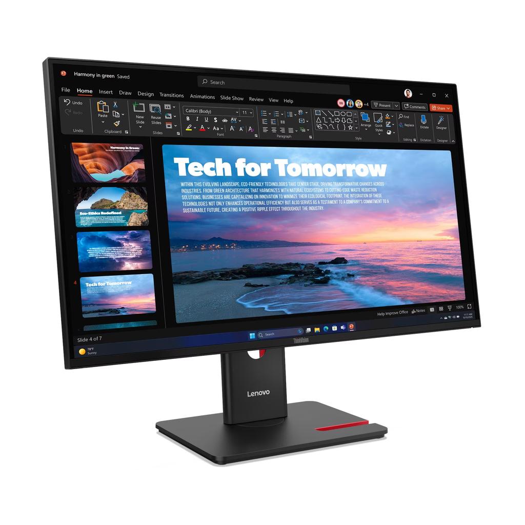 Lenovo 27-inch Monitor 2560 x 1440 LCD (ThinkVision T27QD-40) Reconditionné - Lenovo refurbished available on Backmarket