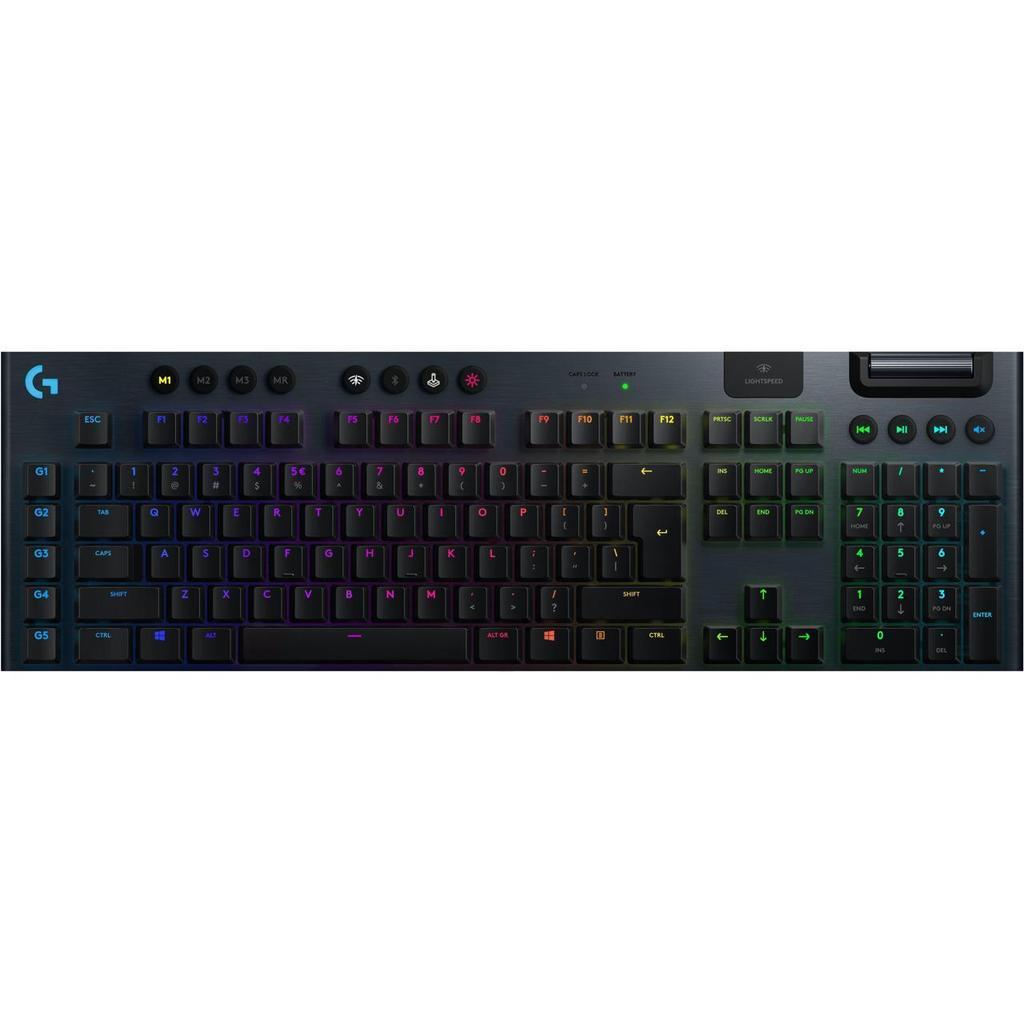 Logitech Keyboard QWERTY Wireless Backlit Keyboard G915 Lightspeed RGB Refurbished - Logitech refurbished available on Backmarket