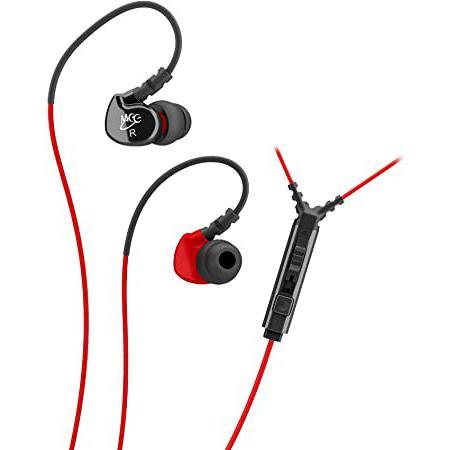 Mee S6P Earbud Bluetooth Earphones - Black/Red Refurbished - N/A (There are several brands with the acronym MEE, refurbished available on Backmarket