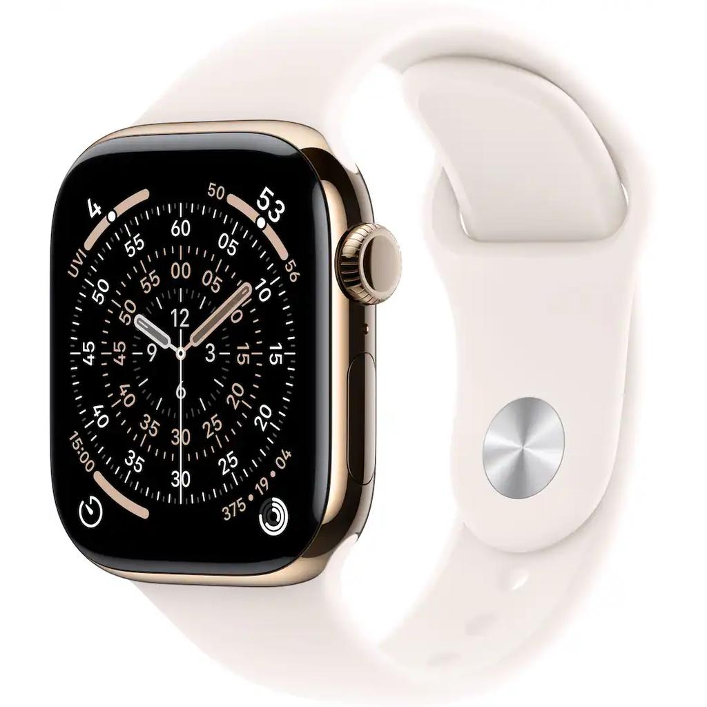 Apple Watch Series 11 (2025) GPS + Cellular 42 mm - Titanium Gold Refurbished - Apple refurbished available on Backmarket