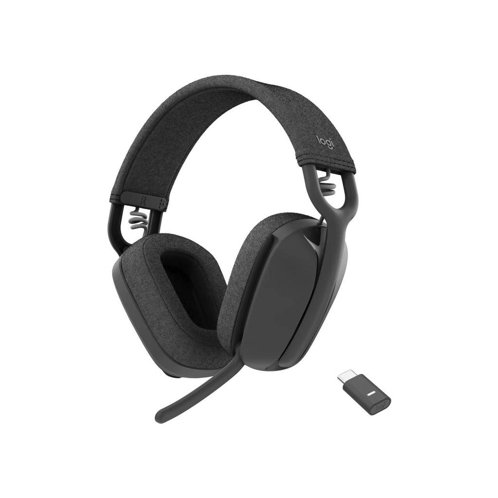 Logitech Zone Vibe Headphone Bluetooth - Black Refurbished - Logitech refurbished available on Backmarket