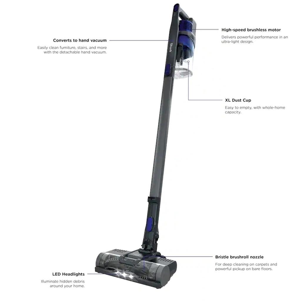 Wireless broom vacuum cleaner SHARK IX141 Refurbished - View 3 - Shark